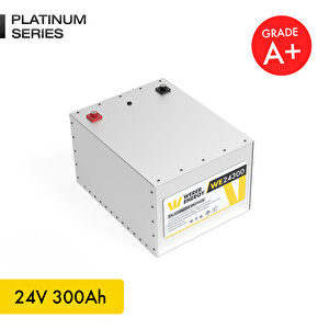 24V 300Ah LiFePO4 Platinum Series Bluetooth'lu Lityum Demir Fosfat Akü