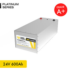 24V 600Ah LiFePO4 Platinum Series Bluetooth'lu Lityum Demir Fosfat Akü
