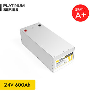 24V 600Ah LiFePO4 Platinum Series Bluetooth'lu Lityum Demir Fosfat Akü