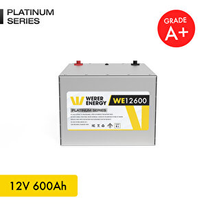 12V 600Ah LiFePO4 Platinum Series Bluetooth'lu Lityum Demir Fosfat Akü