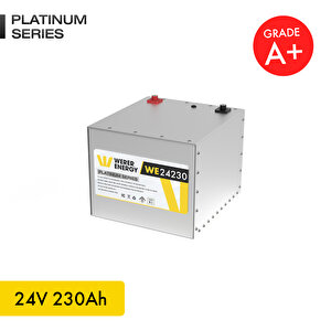 24V 230Ah LiFePO4 Platinum Series Bluetooth'lu Lityum Demir Fosfat Akü