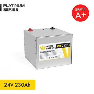 24V 230Ah LiFePO4 Platinum Series Bluetooth'lu Lityum Demir Fosfat Akü