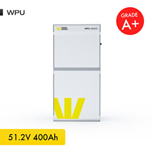 51,2V 400Ah - 21.5kW LiFePO4 WPU Series Bluetooth'lu Lityum Demir Fosfat Akü - Batarya
