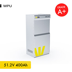 51,2V 400Ah - 21.5kW LiFePO4 WPU Series Bluetooth'lu Lityum Demir Fosfat Akü - Batarya