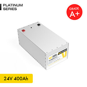 24V 400Ah LiFePO4 Platinum Series Bluetooth'lu Lityum Demir Fosfat Akü