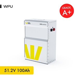 51,2V 100Ah - 5.4kW LiFePO4 WPU Series Bluetooth'lu Lityum Demir Fosfat Akü - Batarya