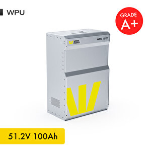51,2V 100Ah - 5.4kW LiFePO4 WPU Series Bluetooth'lu Lityum Demir Fosfat Akü - Batarya