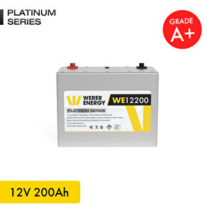 12V 200Ah LiFePO4 Platinum Series Bluetooth'lu Lityum Demir Fosfat Akü