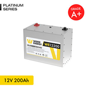 12V 200Ah LiFePO4 Platinum Series Bluetooth'lu Lityum Demir Fosfat Akü