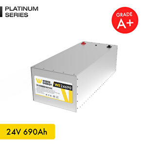 24V 690Ah LiFePO4 Platinum Series Bluetooth'lu Lityum Demir Fosfat Akü