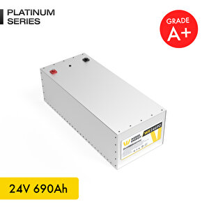 24V 690Ah LiFePO4 Platinum Series Bluetooth'lu Lityum Demir Fosfat Akü