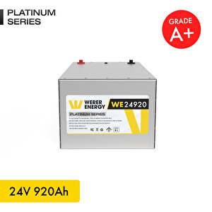 24V 920Ah LiFePO4 Platinum Series Bluetooth'lu Lityum Demir Fosfat Akü
