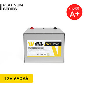 12V 690Ah LiFePO4 Platinum Series Bluetooth'lu Lityum Demir Fosfat Akü