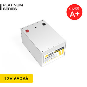 12V 690Ah LiFePO4 Platinum Series Bluetooth'lu Lityum Demir Fosfat Akü