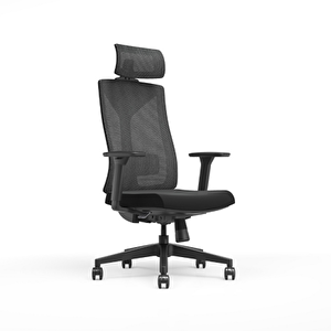 Leader File Sırtlı Multi Mekanizma Ofis Koltuğu-siyah 67x118-5-128,5x 70 Cm (gxyxd)