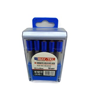 Bay-tec Mu2042 Mıknatıs Uçlu Bits Ucu Pz 2x65mm 10adet