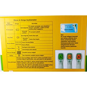 Pulsemed Renkli Ekran Temassız Kızılötesi Ateş Ölçer Bsx916