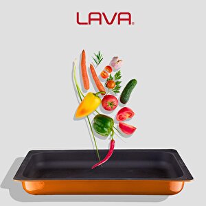 Lava Döküm Dikdörtgen 1/1 Gastronomi Küvet Ölçü 32x53cm.