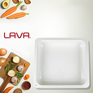 Lava Döküm Dikdörtgen 2/3 Gastronomi Küvet Ölçü 35x32cm.