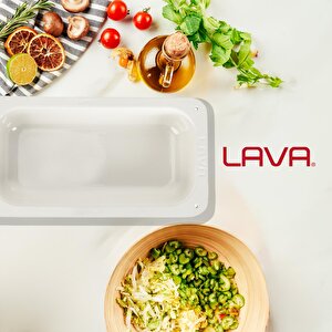 Lava Döküm Dikdörtgen 1/3 Gastronomi Küvet Ölçü 32x17cm.
