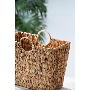 Wicker Hasır Sepet - 38 Cm