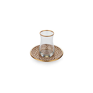 Schafer Keops 6 Lı Cam Çay Seti 12 Parça-asorti