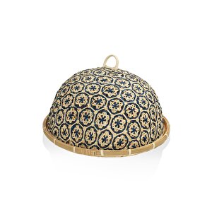Bambu Natural Tepsi 42x42x25 Cm