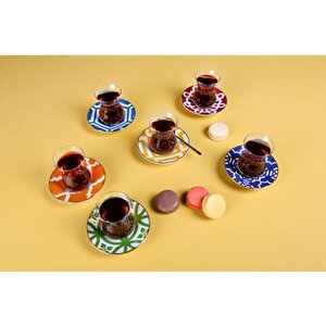 Morocco Kahve Ve Çay Bardak Takımı 6 Kişilik