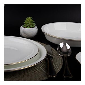 Alaia Black Gold 12 Kişilik 60 Parça Yemek Takımı