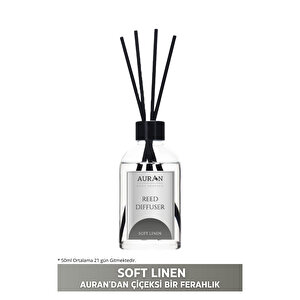 Soft Linen Çubuklu Oda Kokusu Esansiyel Uçucu Yağ Soft Linen 50ml
