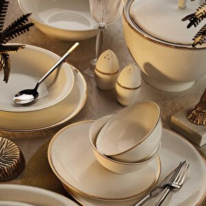 Bone Vienna Gold 12 Kişilik 60 Parça Yemek Takımı Ar34017