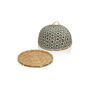 Bambu Natural Tepsi 36x36x23 Cm