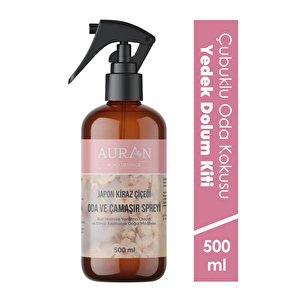 Japon Kiraz Çiçeği Oda Ve Çamaşır Spreyi Oda Kokusu Oda Spreyi Room Spray 500ml