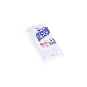 Poppy Plastik Lüx Şeffaf Kaşık - 18 Cm. - 3.2 Gr. - 50 Adetlik 10 Paket