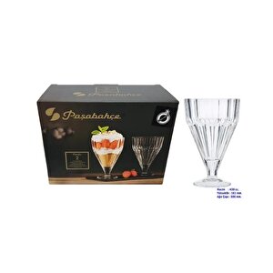 68136 Pleats Dondurmalık Ayaklı Sunum Kase 2 Adet