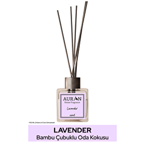 Lavender - Lavanta Kare Bambu Çubuklu Oda Kokusu 100ml
