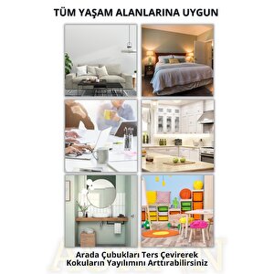 Lavender - Lavanta Kare Bambu Çubuklu Oda Kokusu 100ml