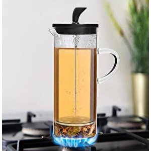 Cambu Ateşe Dayanıklı 600 Ml 17 Cm Borosilikat French Press