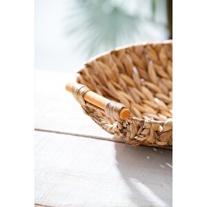 Wicker Hasır Ekmek Sepeti - 29 Cm