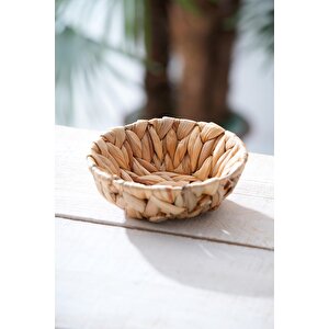 Wicker Hasır Ekmek Sepeti - 15 Cm