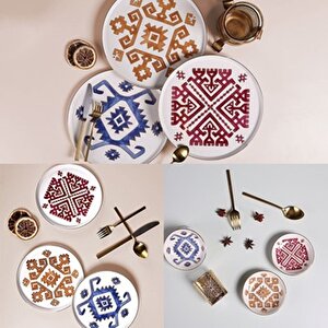 Arabesque Servis Ve Pasta İkram Takımı 6 Kişilik 18 Parça