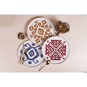 Arabesque Servis Ve Pasta İkram Takımı 6 Kişilik 18 Parça