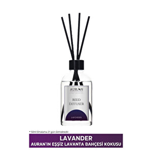Lavanta Çubuklu Oda Kokusu Esansiyel Uçucu Yağ Lavander 50ml