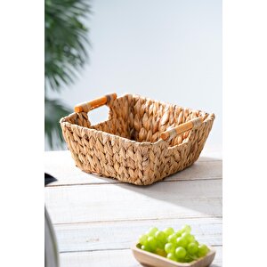 Wicker Hasır Ekmek Sepeti - 25 Cm