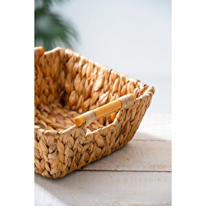 Wicker Hasır Ekmek Sepeti - 25 Cm