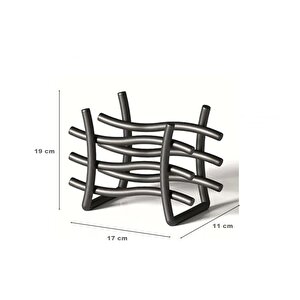 Tekno Tel Mg-305 Mutfak Tezgah Üstü Peçetelik Siyah