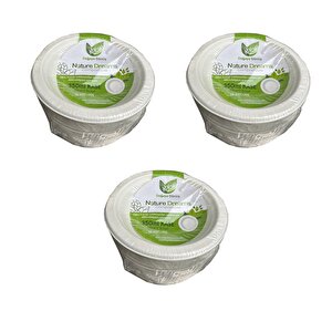 Roll-up Nature Ekolojik Karton Kağıt Tek Kullanımlık Çorba Kasesi - 400 Cc - 50 Adetlik 3 Paket