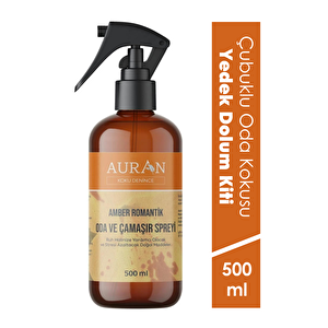 Amber Romantik Oda Ve Çamaşır Spreyi Oda Kokusu Oda Spreyi Room Spray 500ml