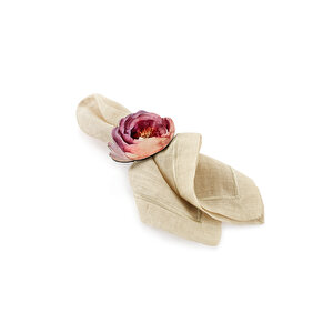 Home  Rose 4 Lü Lazer Peçetelik-krem