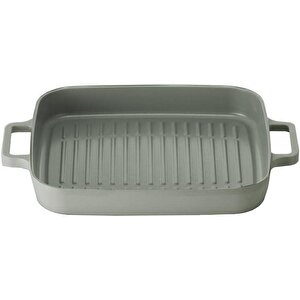 Fika Aliminyum Grill Tava Gri 28 Cm